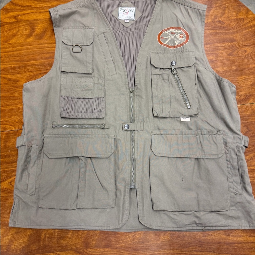 Tackle Gear Gray Fishing Vest